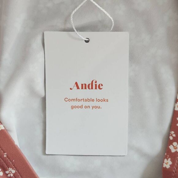 Andie Pink Floral Sarong Swim Cover NWT Small Floral Sarong Style Pink Skirt - Picture 8 of 9